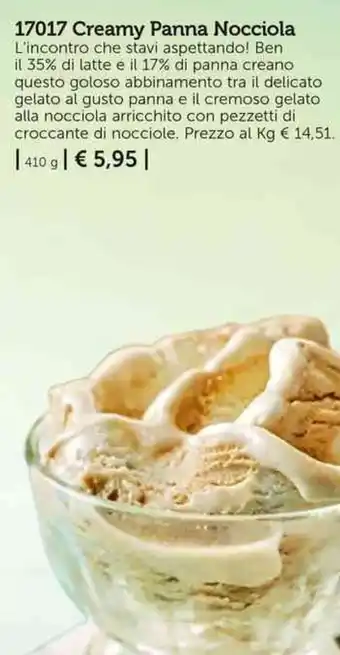 Bofrost Creamy Panna Nocciola offerta
