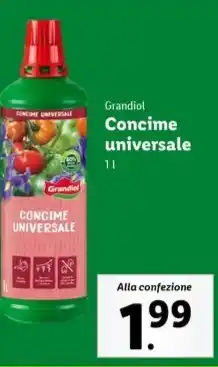 Lidl Grandiol Concime universale offerta