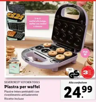 SILVERCREST KITCHEN TOOLS Piastra per waffel