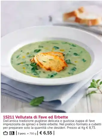 Bofrost Vellutata di Fave ed Erbette offerta