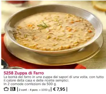 Bofrost Zuppa di Farro offerta