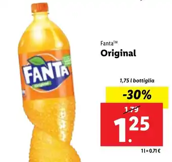Lidl Fanta Original 1,75 l bottiglia offerta
