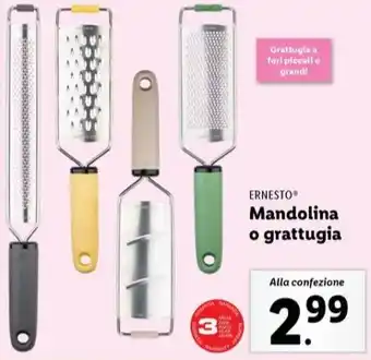 Lidl ERNESTO Mandolina o grattugia offerta
