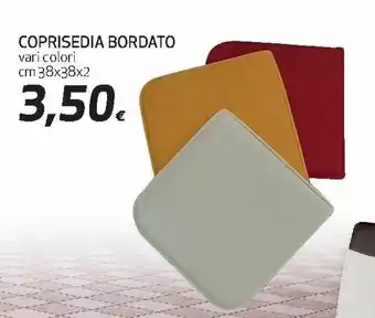 Ipercoop Coprisedia Bordato 38x38x2cm offerta