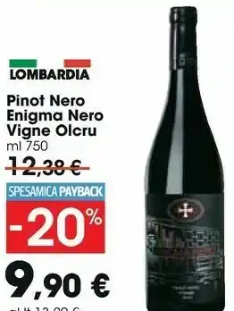 Vigne Olcru Pinot Nero Enigma Nero
