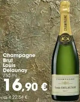 Carrefour Market Delaunay Champagne Brut Louis offerta