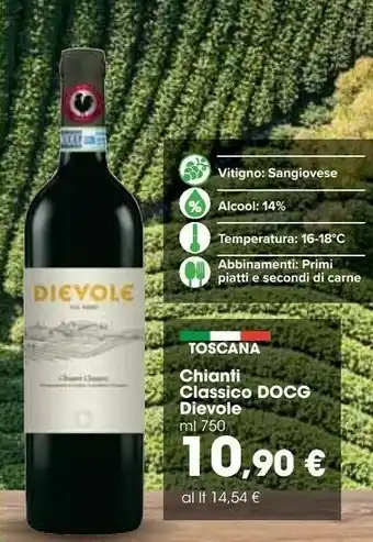 Carrefour Market Dievole Chianti Classico 750 Ml offerta