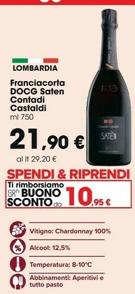 Carrefour Market Contadi castaldi Brut Franciacorta 750 G(ml) offerta
