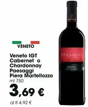 Carrefour Market Piera Martellozzo Veneto Igt Cabernet O Chardonnay Paesaggi offerta