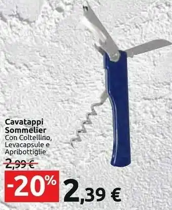 Carrefour Market Cavatappi Sommelier offerta
