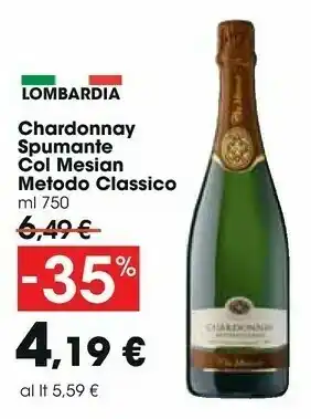 Carrefour Market Metodo Classico Chardonnay Spumante offerta