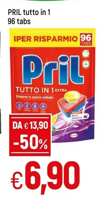 Famila Pril Tutto In 1 96 Tabs offerta