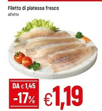 Famila Filetto Di Platessa Fresco offerta