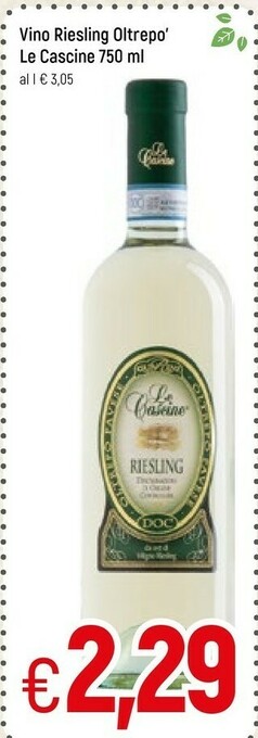 Famila Le cascine Vino Riesling Oltrepo offerta