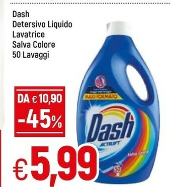Famila Dash Detersivo Liquido Lavatrice offerta