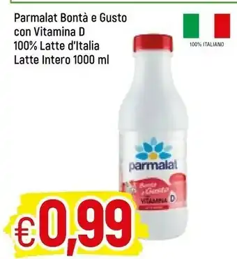 Famila Parmalat Bontà E Gusto Latte Intero 1000 G(ml) offerta