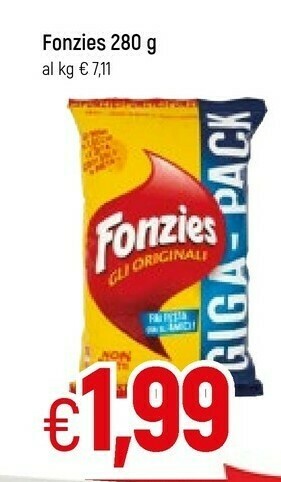 Famila Mondelez - Fonzies Gli Originali offerta