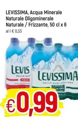 Famila Levissima Acqua Minerale Naturale Oligominerale Naturale/ Frizzante offerta