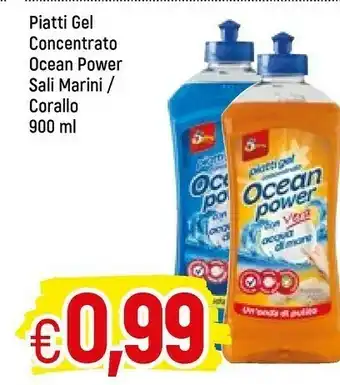 Famila Ocean Power Piatti Gel Concentrato Sali Marini 900 Ml offerta
