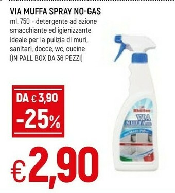 Famila Rhütten Via Muffa 750ml Spray Prodotto Per La Pulizia offerta