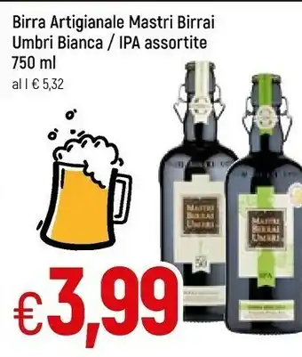 Famila Mastri birrai umbri Birra Bianca 750 Ml offerta