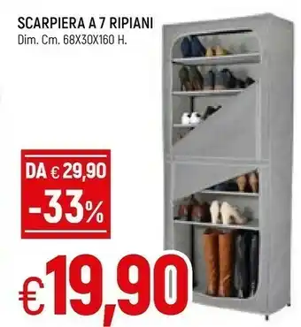 Famila Scarpiera A 7 Ripiani offerta