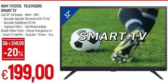 Famila Ngm TV3203L Televisore Smart Tv 32" HD offerta