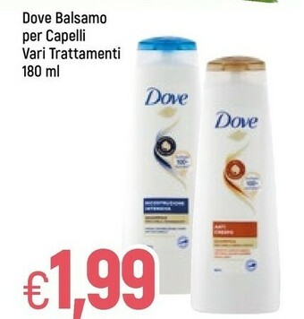 Famila Dove Balsamo Per Capelli 180 Ml offerta