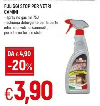 Famila Camini Fuliggi Stop Per Vetri offerta