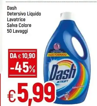 Famila Dash Detersivo Liquido Lavatrice offerta