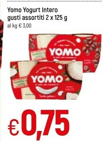 Famila Yomo Yogurt Intero Al Cocco offerta