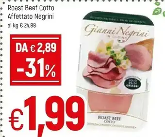 Famila Gianni negrini Roast Beef Cotto Affettato offerta
