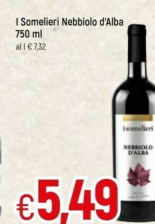 Famila Alba I Somelieri Nebbiolo D' offerta