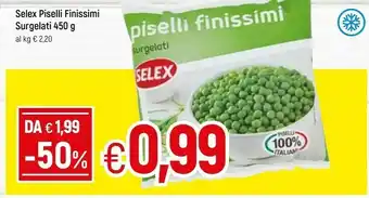 Famila Selex Piselli Finissimi Surgelati 450 G offerta
