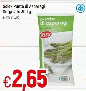 Famila Selex Punte Di Asparagi Surgelate 300 G offerta