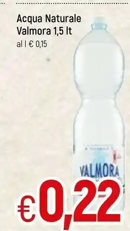 Famila Valmora Acqua Minerale Naturale Frizzante offerta