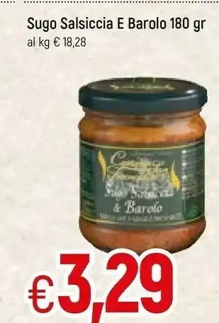 Famila Sugo Salsiccia E Barolo offerta