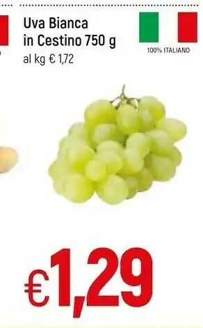 Famila Uva Bianca In Cestino 750 G offerta