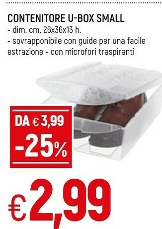 Famila Contenitore U-box Small offerta