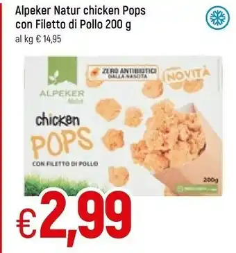 Alpeker Natur Chicken Pops Con Filetto Di Pollo
