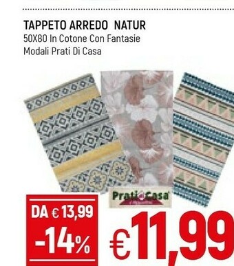 Famila Tappeto Arredo Natur offerta