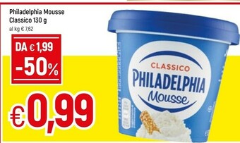 Famila Mondelez Philadelphia Sensations Mousse Classico 130 G(ml) offerta