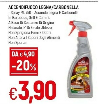 Famila Accendifuoco Legna/carbonella offerta