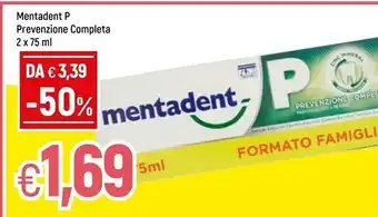 Famila Mentadent P Prevenzione Completa offerta