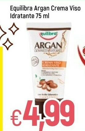 Famila Equlibra Argan Crema Viso Idratante offerta