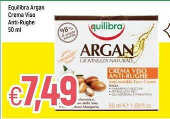 Famila Equilibria Argan Crema Viso Anti-rughe offerta
