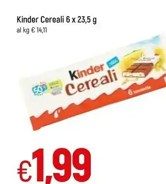 Famila Ferrero Kinder Cereali offerta