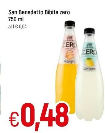 Famila San Benedetto Bibite Zero offerta