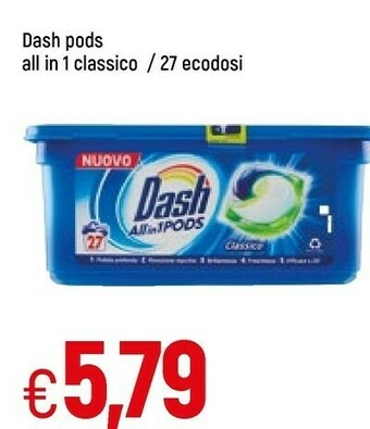 Famila Dash Pods All In 1 Classico offerta