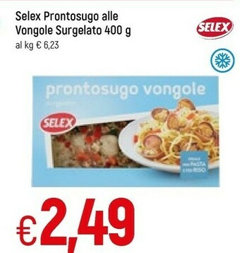 Famila Selex Prontosugo Alle Vongole Surgelate offerta